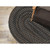 3.5' x 5.5' Charcoal Black All Purpose Handcrafted Reversible Oval Area Throw Rug - IMAGE 3