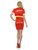 49" Red and Yellow Baywatch Beach Lifeguard Women Adult Halloween Costume - Small - IMAGE 3
