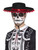 38" Black and Red Day of the Dead Men Adult Halloween Senor Hat Costume Accessory - One Size - IMAGE 1