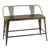 42" Oregon Industrial Antique Metal and Espresso Wood-Pressed Grain Bamboo Counter Bench - IMAGE 1
