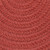 2.25' x 12' Saffron Red Reversible Oval Area Throw Rug - IMAGE 2