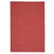 12' Terracotta Red Square Area Throw Rug - IMAGE 1