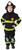 Black and Green Firefighter Unisex Children Fancy Dress Costume - Small - IMAGE 1