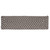 28" Gray and Off-White Reversible Braided Stair Tread Rug - IMAGE 1