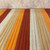 9' x 9' Red and Orange All Purpose Handcrafted Striped Reversible Square Area Throw Rug - IMAGE 3