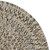 7' x 9' Fossil Gray All Purpose Handcrafted Reversible Oval Outdoor Area Throw Rug - IMAGE 2