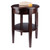 22.25" Walnut Round End Table with Drawer and Shelf - IMAGE 6