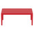 39.5" Red Patio Solid Rectangular Lounge Coffee Table - IMAGE 2