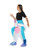 Deluxe Little Miss Hatter Unicorn Girl Child Halloween Costume - One Size - IMAGE 2