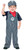 Black and White Train Engineer Toddler Halloween Costume - Large - IMAGE 1