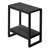 23.75" Black Decorative Rectangular Accent Table - IMAGE 1