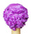 Purple Lady Edna Women Adult Wig Halloween Costume Accessory - One Size - IMAGE 2