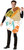 White and Green Taco Bell Gordita Crunch Men Adult Halloween Costume - One Size - IMAGE 1