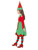 49" Red and Green Santa's Little Helper Girl Child Christmas Costume - Medium - IMAGE 2