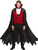 40" Black and Red Fever Vampire Men Adult Halloween Costume - Large - IMAGE 1