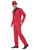 40" Red and Black Zoot Suit with Trouser Men Adult Halloween Costume - Medium - IMAGE 2