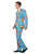 38.5" Blue and Orange Goldfish Suit Men Adult Halloween Costume - XL - IMAGE 2