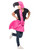 40" Pink and Black Flamingo Men Adult Halloween Costume - One Size - IMAGE 4