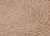 8' x 10' Brown Oval Handmade Braided Area Throw Rug - IMAGE 2