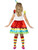 50" Red and Green Clown Girl Child Halloween Costume - Large - IMAGE 3