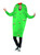 49" Green and Red Cactus Men Adult Halloween Costume - IMAGE 1