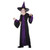 49" Purple and Black Bewitched Girl Child Halloween Costume - Medium - IMAGE 1
