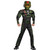 Green and Black Wars Jerome Muscle Boy Child Halloween Costume - Size 4 - 6 - IMAGE 1