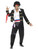 42.5" Black and White 1980's Style Romantic Men Adult Halloween Costume - Medium - IMAGE 4