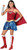 Red and Blue Wonder Woman Adult Halloween Costume - Small - IMAGE 1