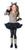 Black and Brown Little Leopard Girl Child Halloween Costume - Medium - IMAGE 1