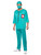 40" Green Surgeon Men Adult Halloween Costume - Medium - IMAGE 4