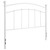 55" White Contemporary Open Vertical Headboard - Full Size - IMAGE 2