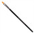 0.25" Orange and Black Stage Line Flat Halloween Brush Costume Accessory - IMAGE 1