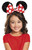 Red and Black Minnie Mouse Sequin Ears Girl Child Halloween Headband Costume Accessory - One Size - IMAGE 1