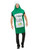 49" Green and White Gin Bottle Men Adult Halloween Costume with Tabard - One Size - IMAGE 1