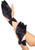 Black Cut Out Unisex Adult Halloween Gloves Costume Accessory - One Size - IMAGE 1