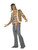 41" Brown and Orange 1960's Style Singer Men Adult Halloween Costume - Small - IMAGE 2