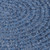 1.75' x 2.75' Ice Blue Chenille Braided Bath Rug - IMAGE 2