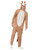 48" Brown and White Giraffe Unisex Adult Halloween Costume - XL - IMAGE 1