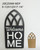 17.25" Black and White Wooden "Welcome Home" Decorative Sign - IMAGE 1