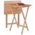 Set of 2 Beige Folding Snack Table – 25.75”