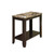 23.75" Brown and Beige Transitional Rectangular Accent End Table - IMAGE 1