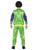 40" Green and Blue 1980's Style Height of Fashion Shell Suit Men Adult Halloween Costume - Medium - IMAGE 3