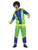 47.5" Green and Blue 1980's Style Height of Fashion Shell Suit Men Adult Halloween Costume - XL - IMAGE 1