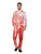 38.5" White and Red Blood Drip Suit Men Adult Halloween Costume - XL - IMAGE 2