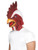 Red and White Chicken Unisex Adult Halloween Full Overhead Mask Costume Accessory - One Size - IMAGE 1