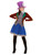 42" Brown and Blue Miss Hatter Women Adult Halloween Costume - XS - IMAGE 2