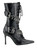 Black Militant Women Adult Halloween Boot Costume Accessory - Size 8 - IMAGE 1