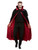 Black and Red Vampire Unisex Adult Halloween Cape Costume Accessory - One Size - IMAGE 1
