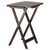 Set of 5 Dark Brown Folding Snack Table – 25.50” - IMAGE 2